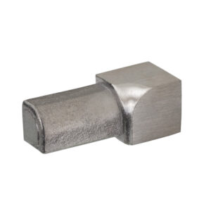 Round Tile Edge - Corners - Brushed Stainless Steel