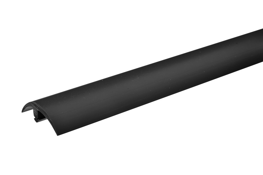 Capuchon en E à patte large en vinyle de 3,8 cm (1-1/2 po) - Dessus lisse - Image 2