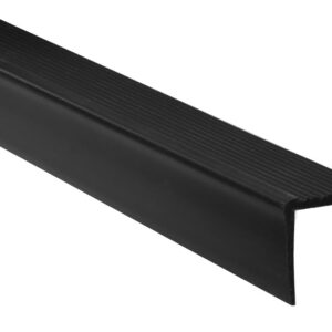 Borde de peldaño cuadrado de vinilo de 1-1/8 pulg. (2.9 cm)